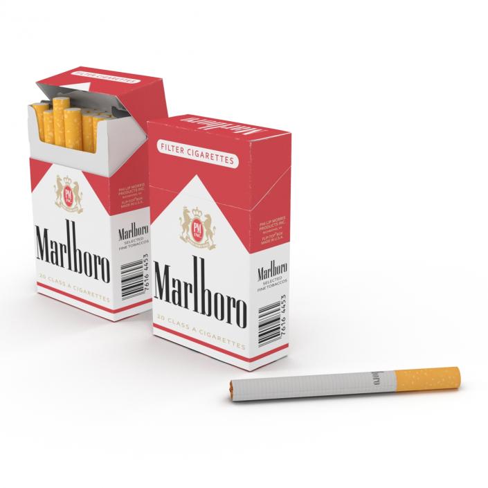 3D model Cigarettes Marlboro Collection