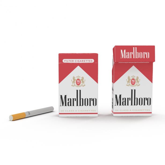 3D model Cigarettes Marlboro Collection