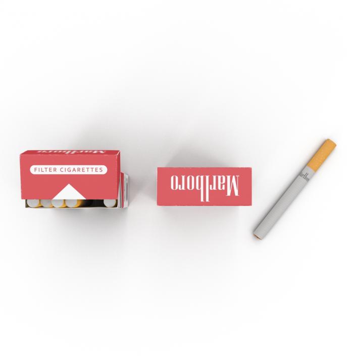 3D model Cigarettes Marlboro Collection