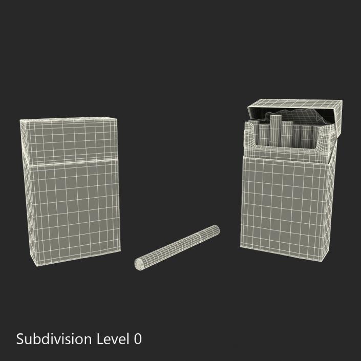 Cigarettes Winston Collection 3D model