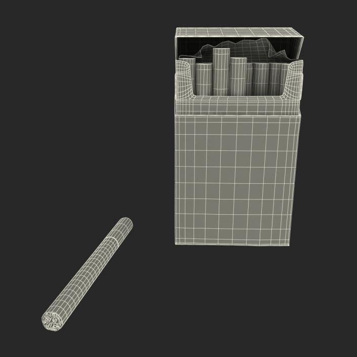 Cigarettes Winston Collection 3D model