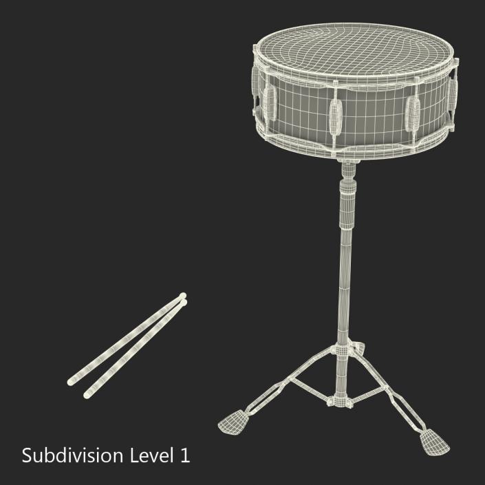 Snare Drum Set 3D model