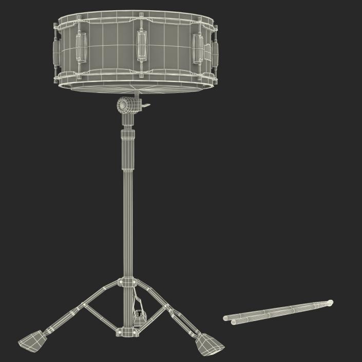 Snare Drum Set 3D model