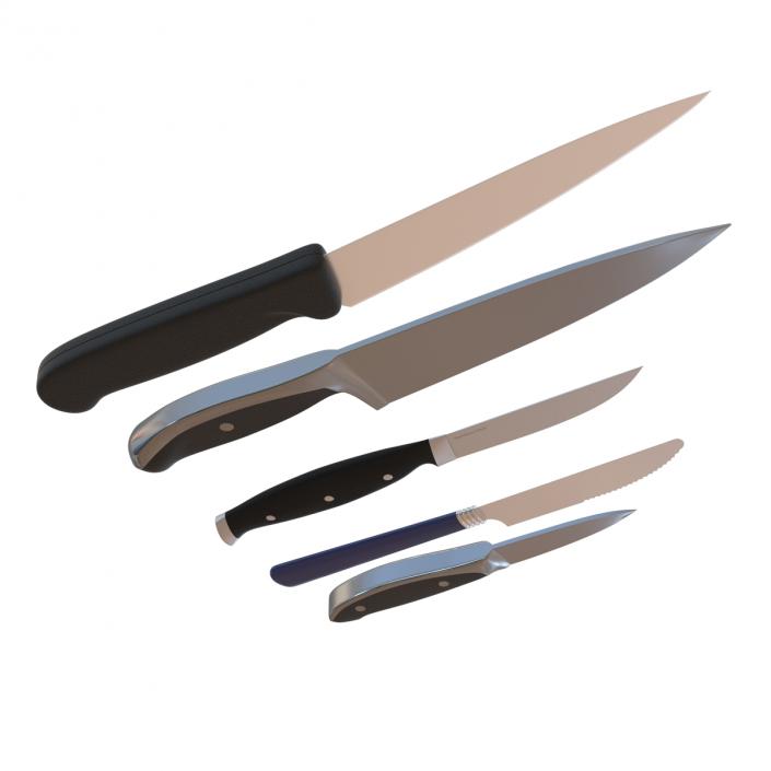 Knives Collection 3D