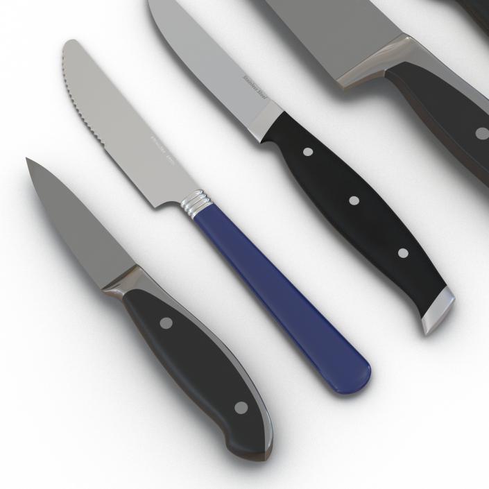 Knives Collection 3D