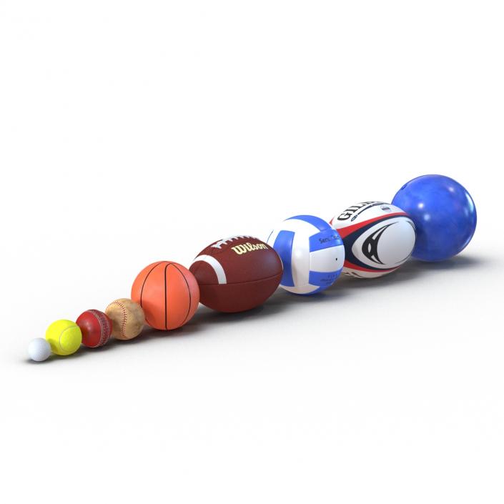 Sport Balls 3D Models Collection 3 3D model