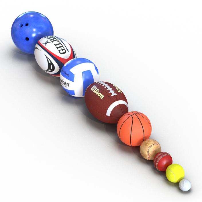 Sport Balls 3D Models Collection 3 3D model