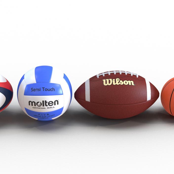 Sport Balls 3D Models Collection 3 3D model