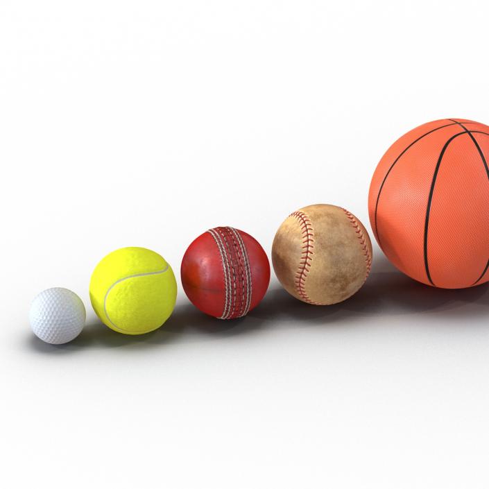 Sport Balls 3D Models Collection 3 3D model