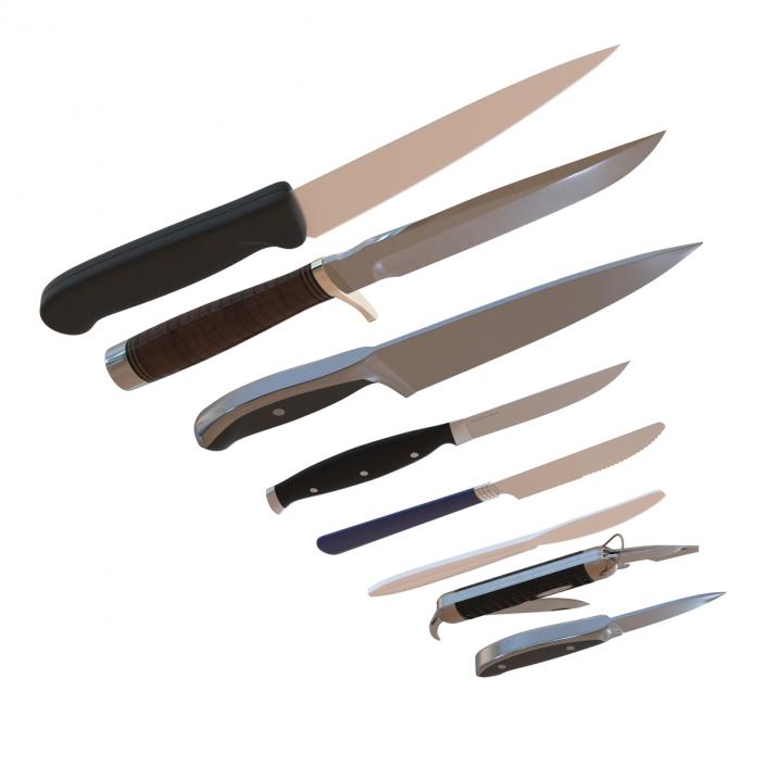 Knives Collection 2 3D model