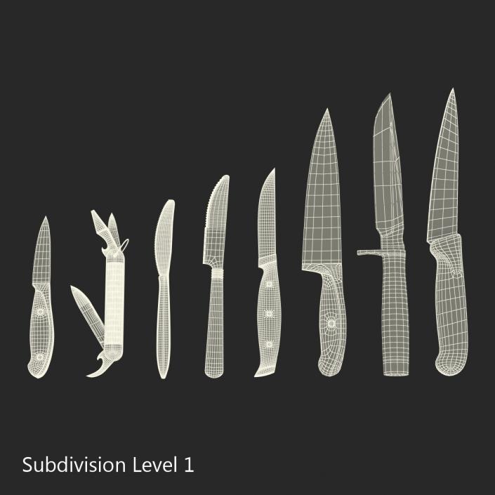 Knives Collection 2 3D model