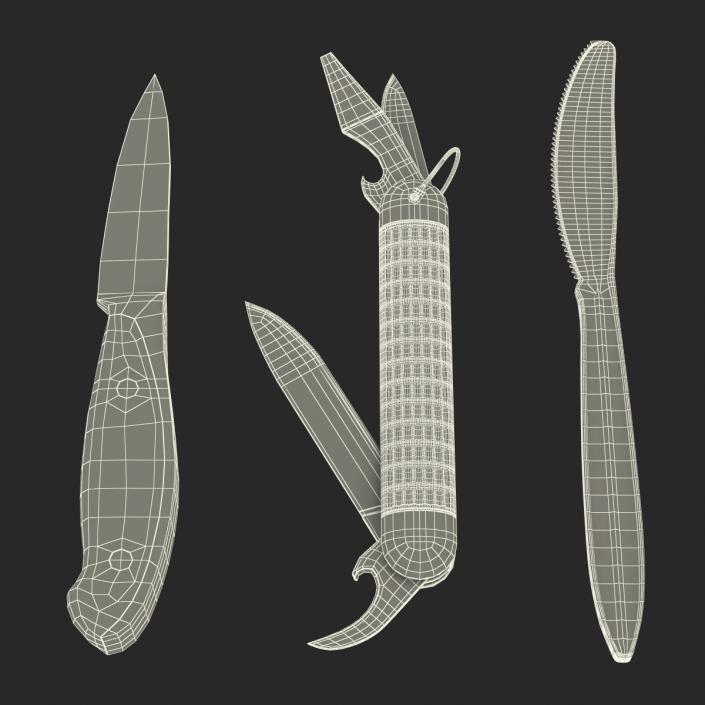 Knives Collection 2 3D model