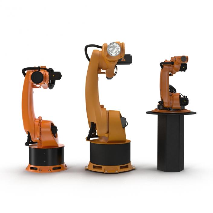 3D Kuka Robots Rigged Collection 4