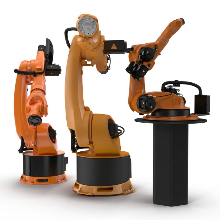 3D Kuka Robots Rigged Collection 4