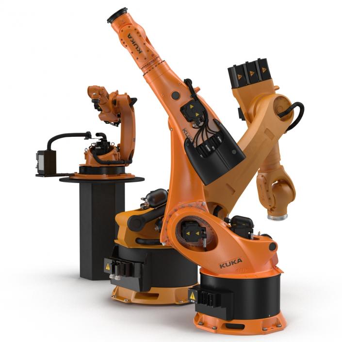 3D Kuka Robots Rigged Collection 4