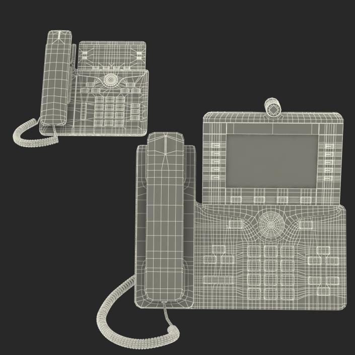 3D Cisco IP Phones Collection 3 model