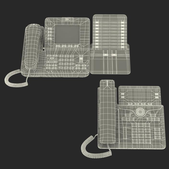 3D Cisco IP Phones Collection 3 model