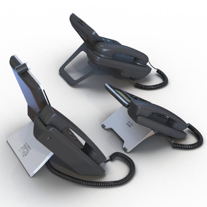 3D Cisco IP Phones Collection 2 model