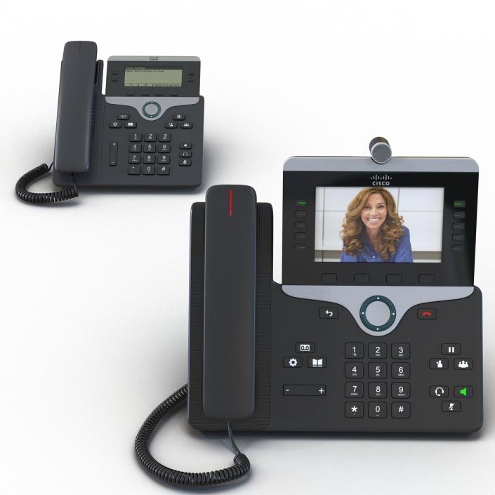 3D Cisco IP Phones Collection 2 model