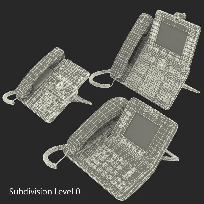 3D Cisco IP Phones Collection 2 model