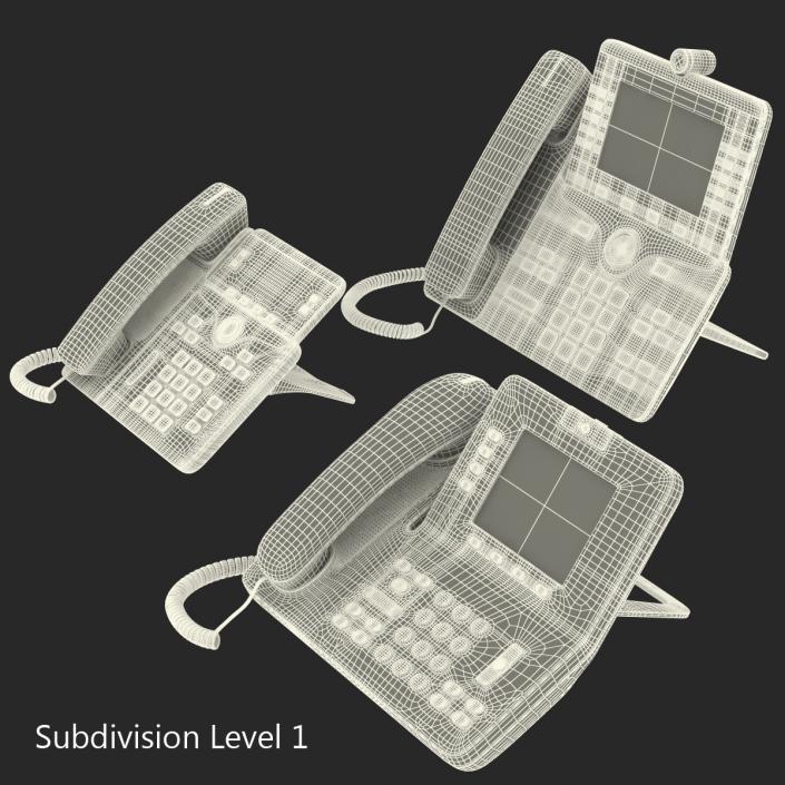 3D Cisco IP Phones Collection 2 model