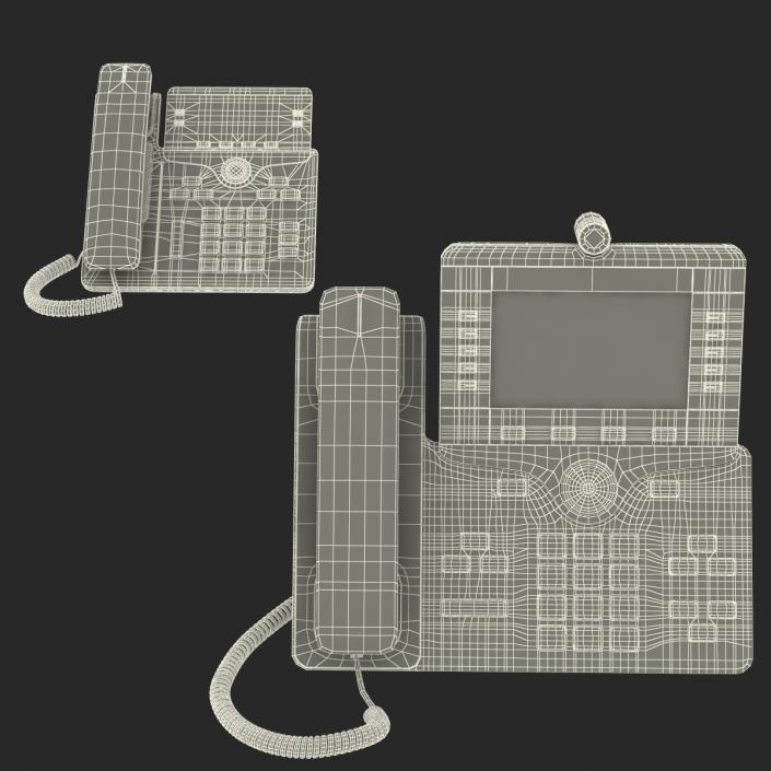 3D Cisco IP Phones Collection 2 model