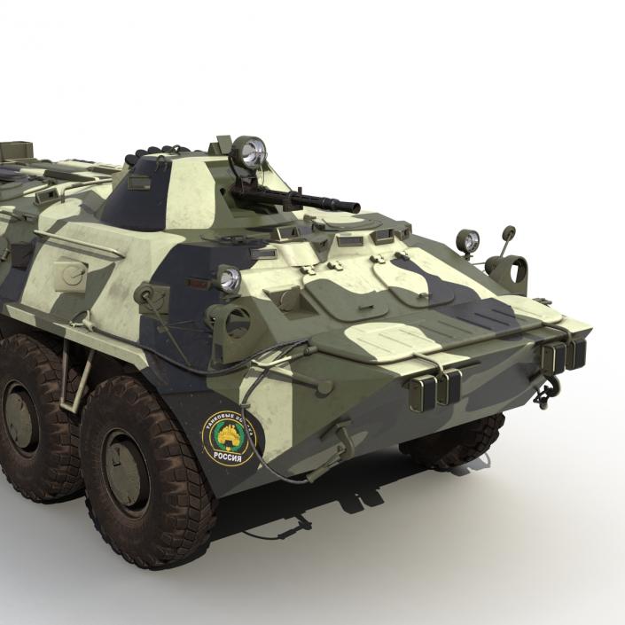 3D model BTR 80