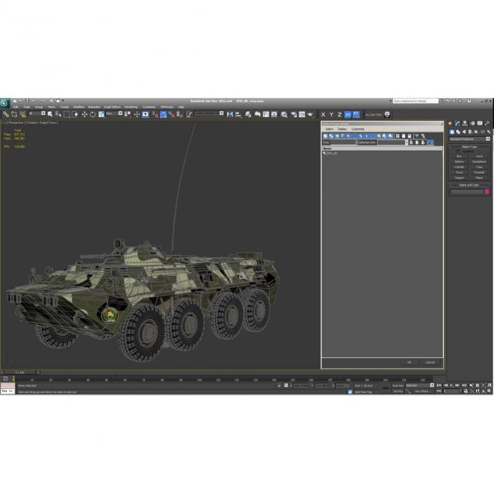 3D model BTR 80