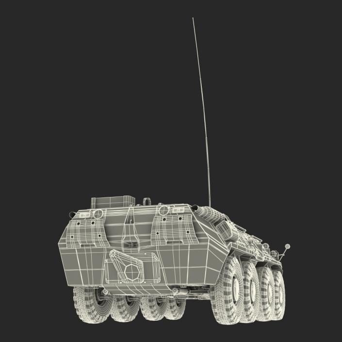 3D model BTR 80