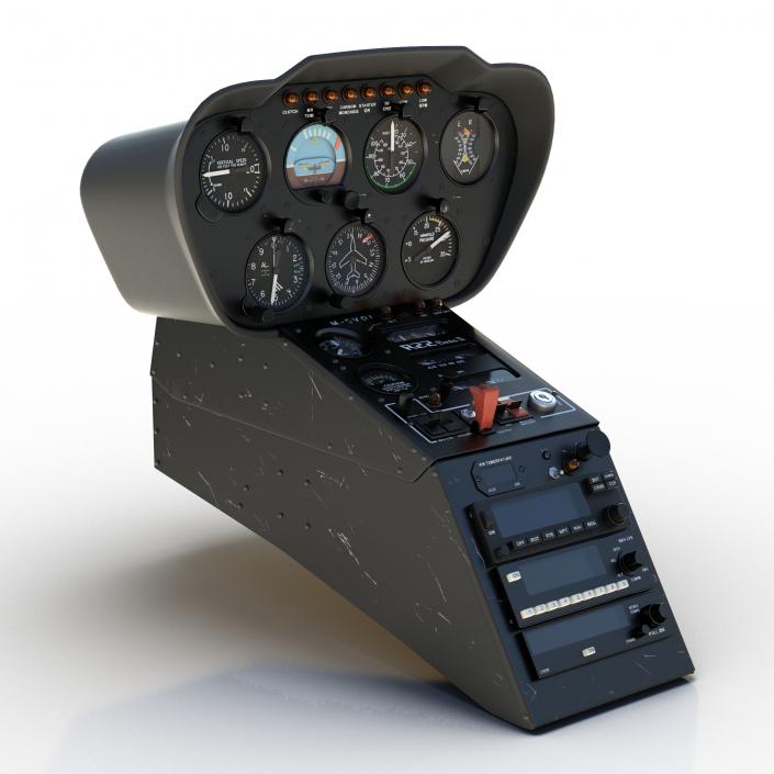 Light Helicopter Control Panel 2 3D