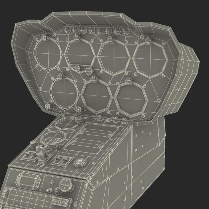 Light Helicopter Control Panel 2 3D
