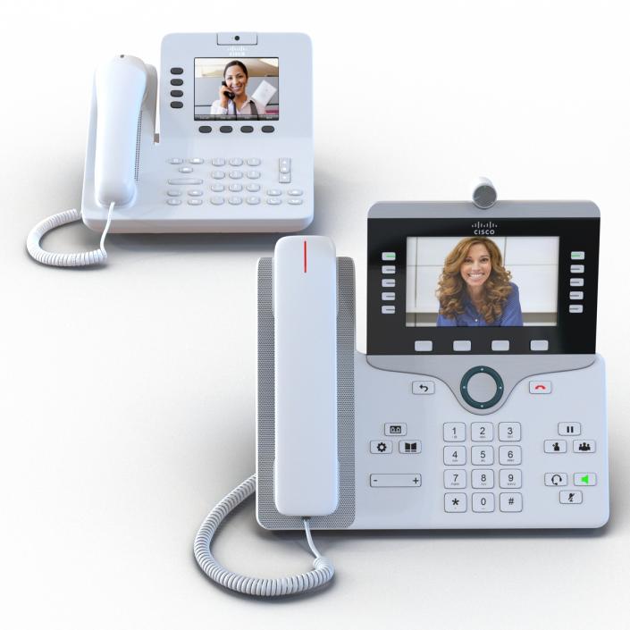 3D Cisco IP Phones Collection