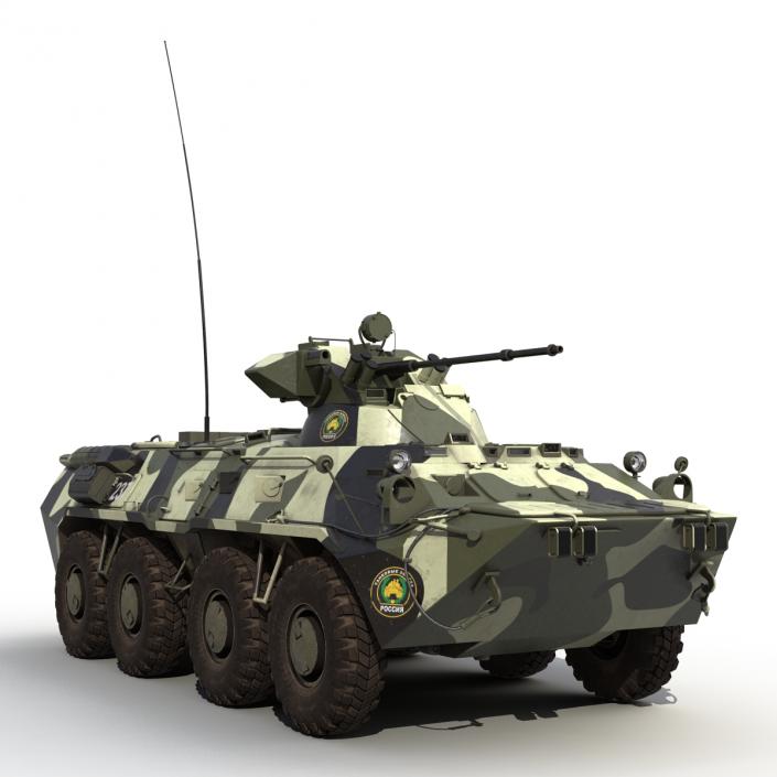 BTR 80A 3D model