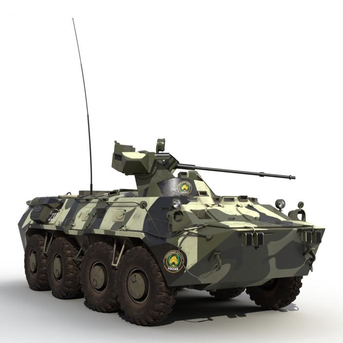 BTR 80A 3D model