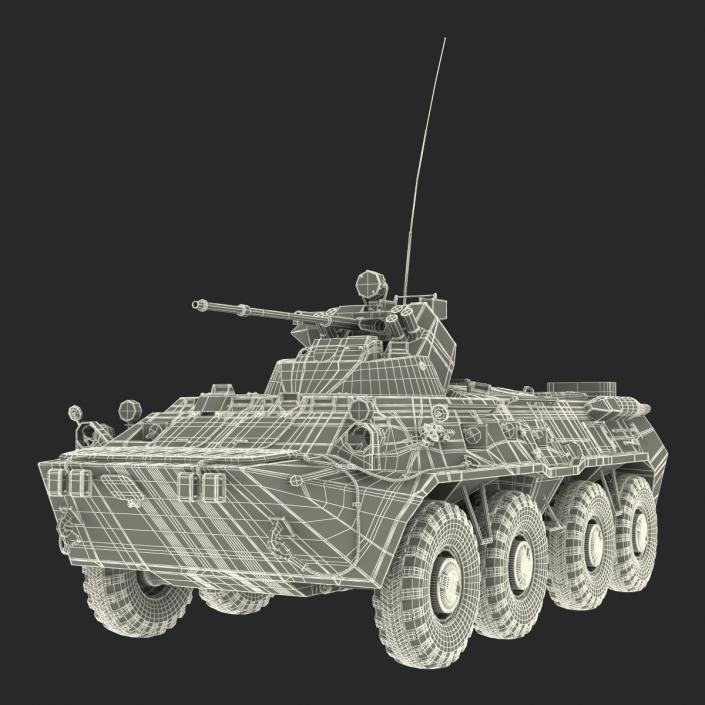 BTR 80A 3D model