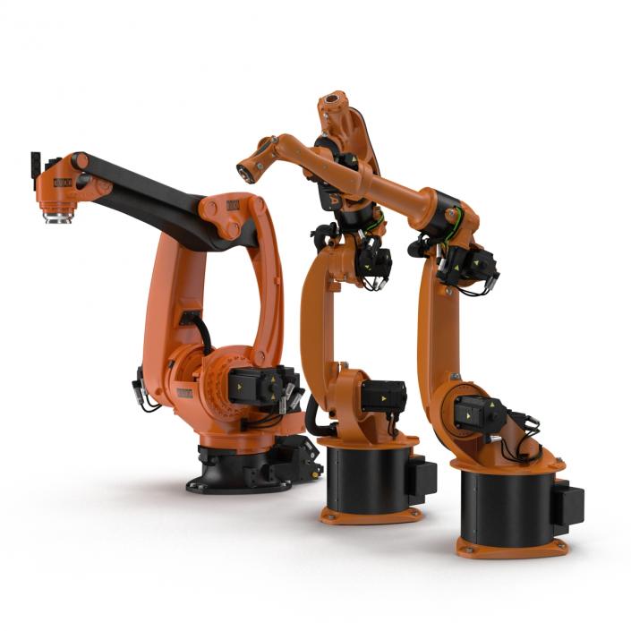 3D Kuka Robots Rigged Collection 5