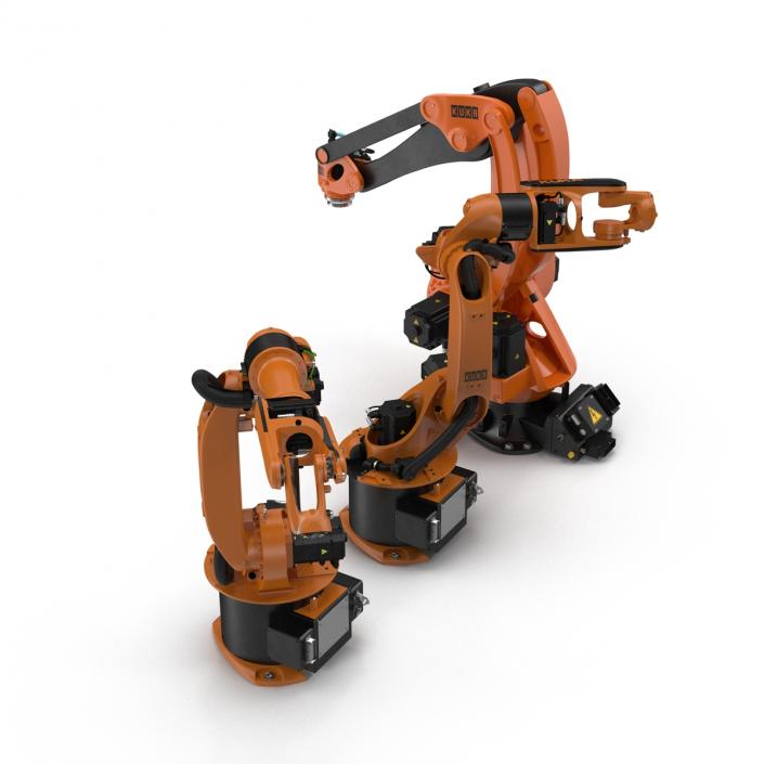 3D Kuka Robots Rigged Collection 5