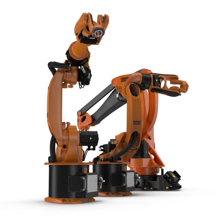 3D Kuka Robots Rigged Collection 5