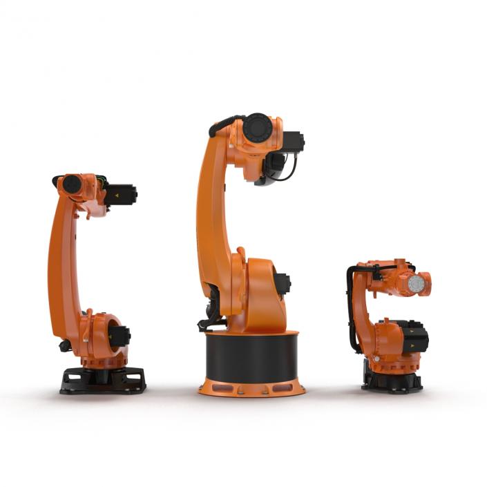 3D Kuka Robots Rigged Collection 5