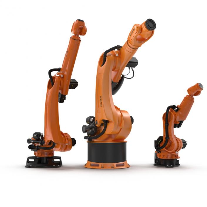 3D Kuka Robots Rigged Collection 5