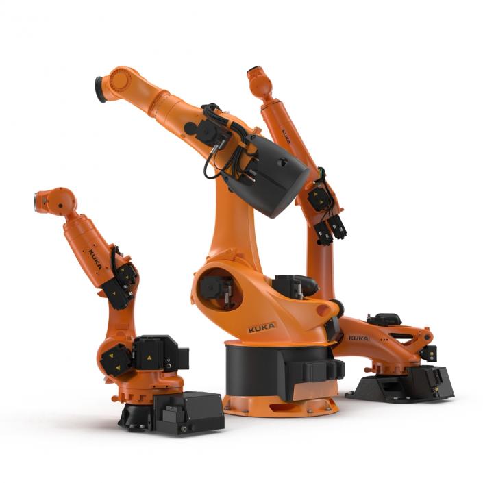 3D Kuka Robots Rigged Collection 5