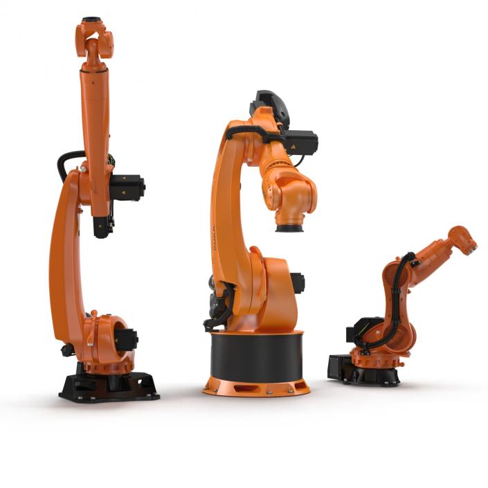 3D Kuka Robots Rigged Collection 5