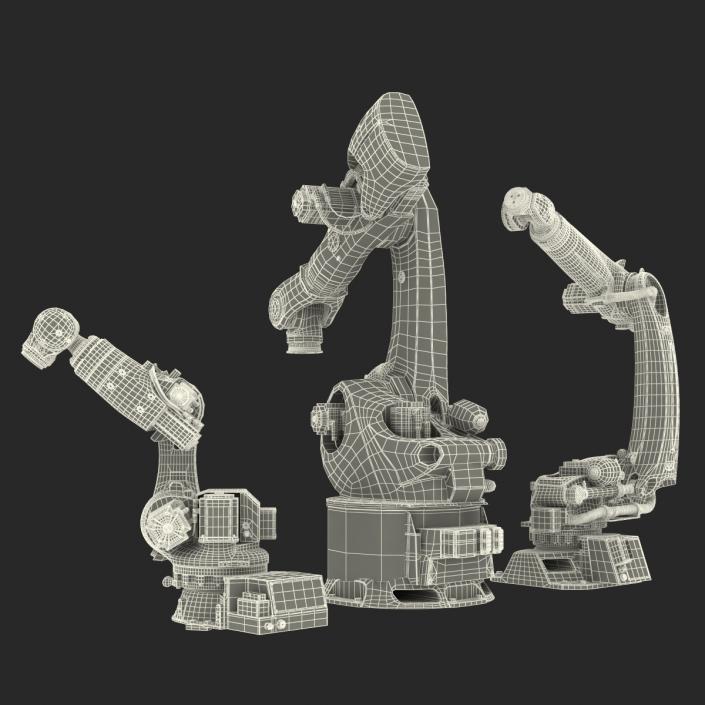 3D Kuka Robots Rigged Collection 5