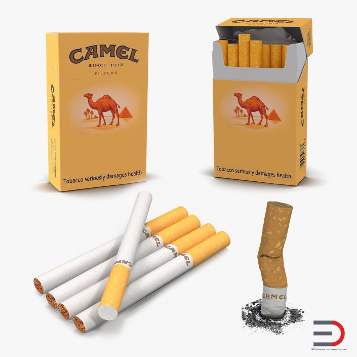 Cigarettes Camel Collection 3D