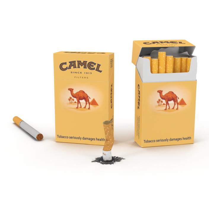 Cigarettes Camel Collection 3D