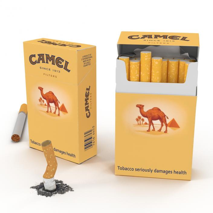 Cigarettes Camel Collection 3D