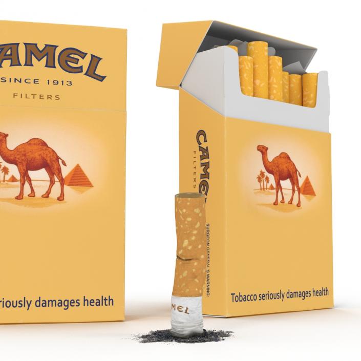 Cigarettes Camel Collection 3D