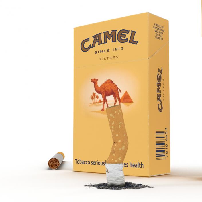 Cigarettes Camel Collection 3D