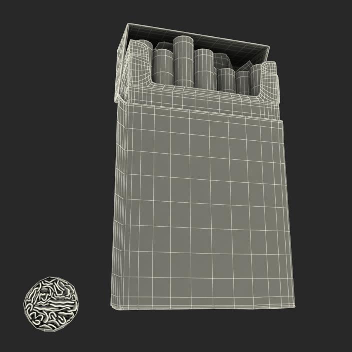 Cigarettes Lucky Strike Collection 3D model