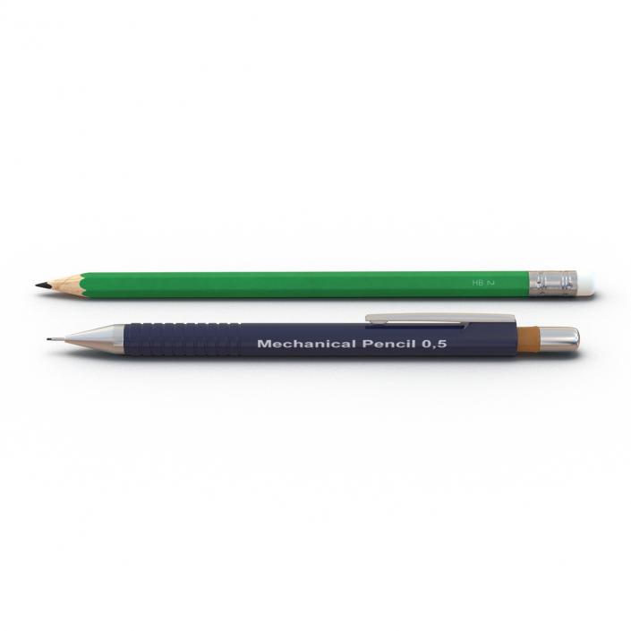 3D Pencils Collection model